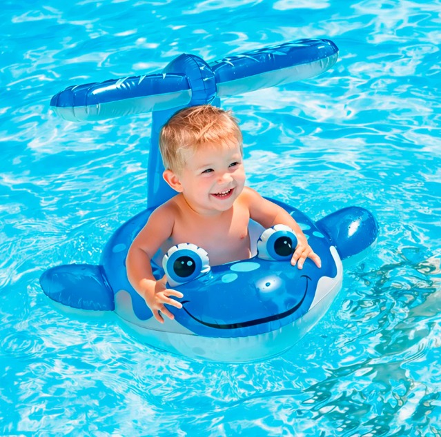 Flotador ballena inflable