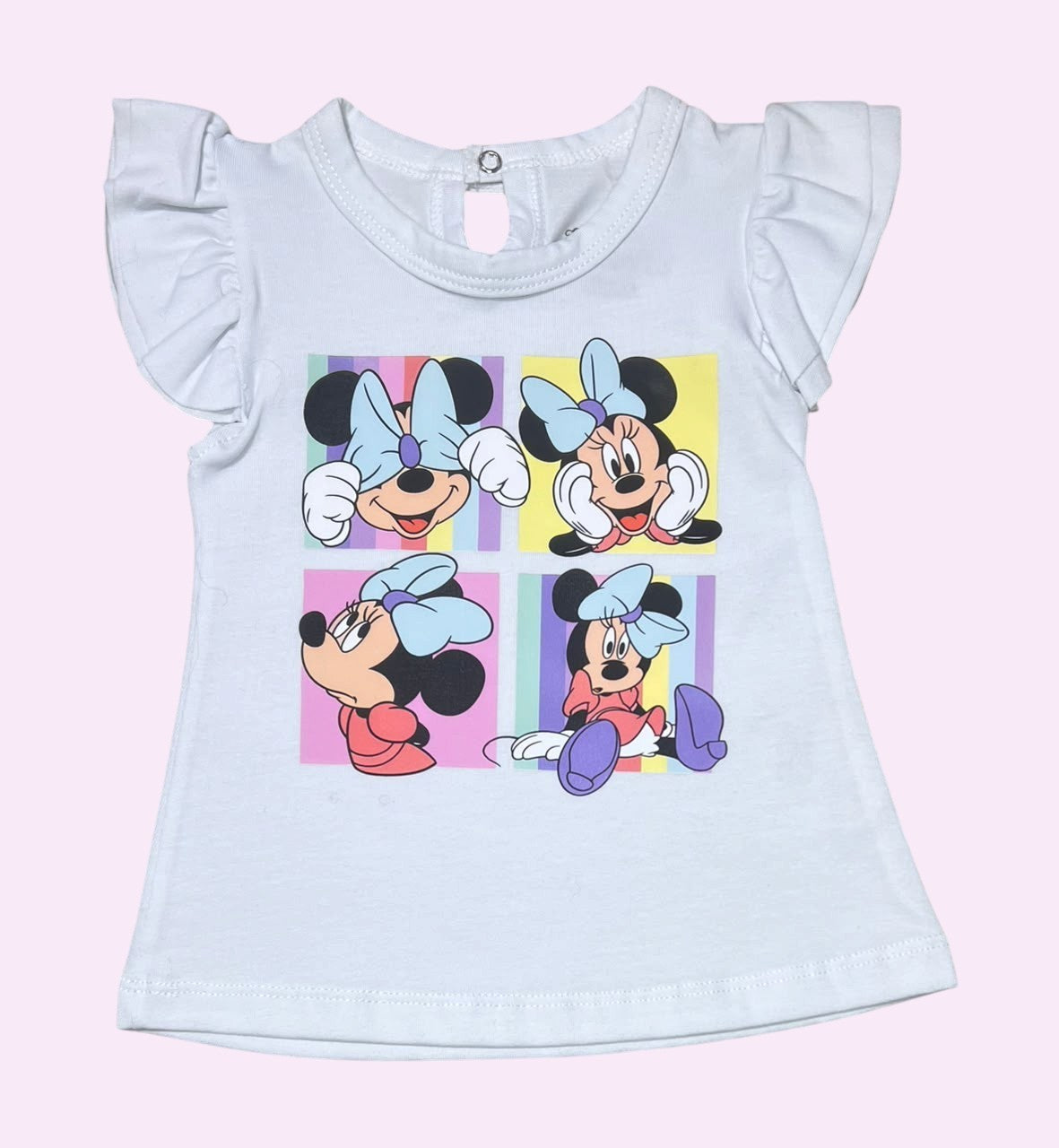 Blusa para Bebé Niña Estampada de Minnie Mouse