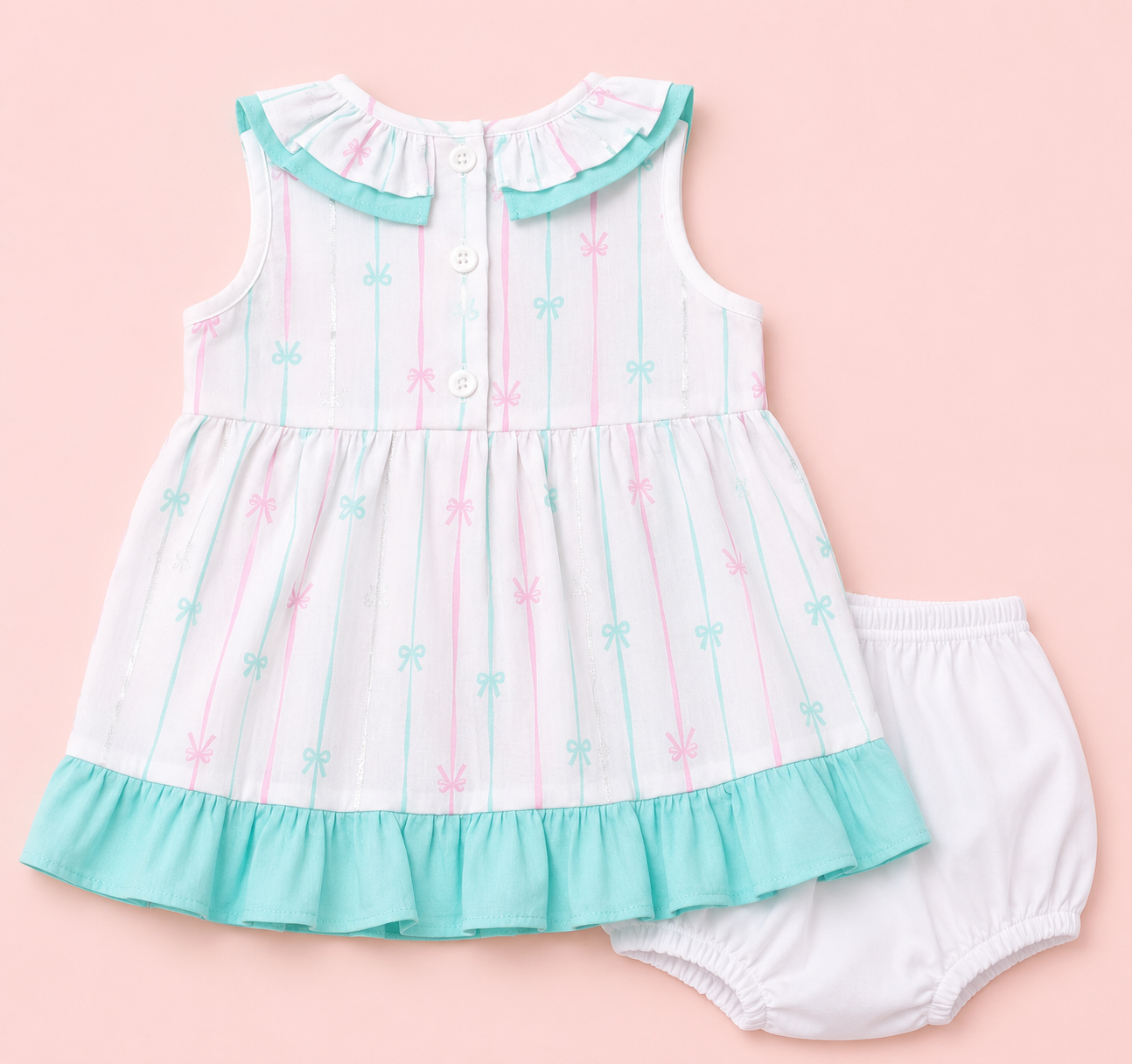 Vestido con cubre pañal