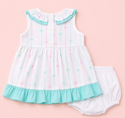 Vestido con cubre pañal