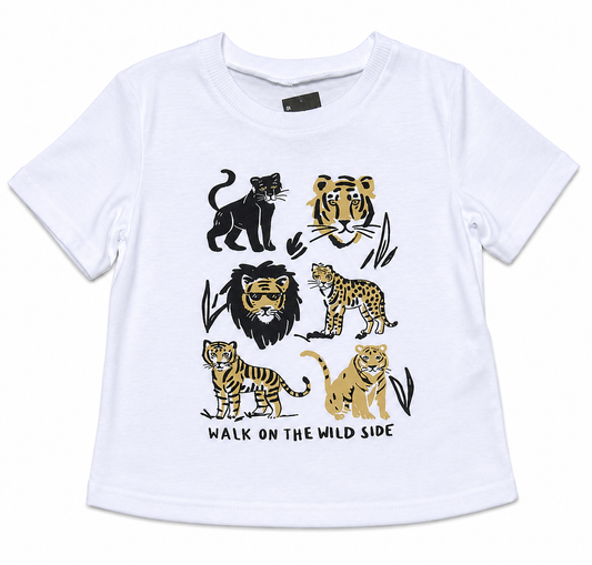 Camiseta Estampada Animales Salvajes