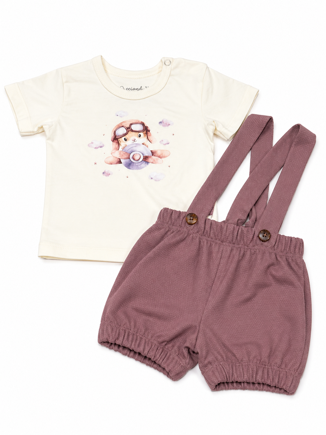 Camiseta y Braga con Tirantes