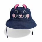 Gorro tipo pava doble faz para bebé