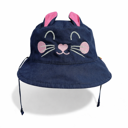 Gorro tipo pava doble faz para bebé
