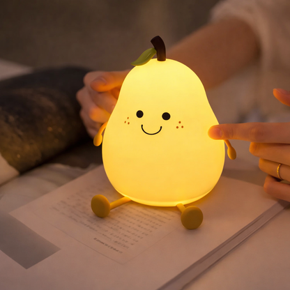 Lámpara kawaii en forma de pera