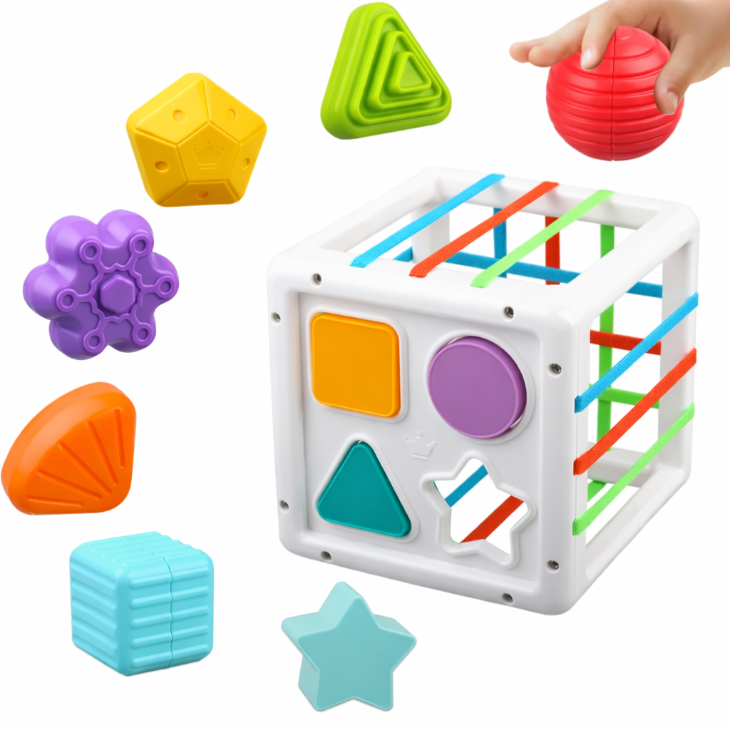 Cubo didáctico de estimulación