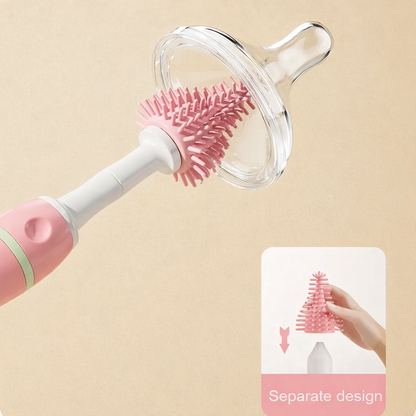 Set limpiador de teteros con soporte