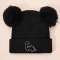 Gorro con pompones de dinoinfantil