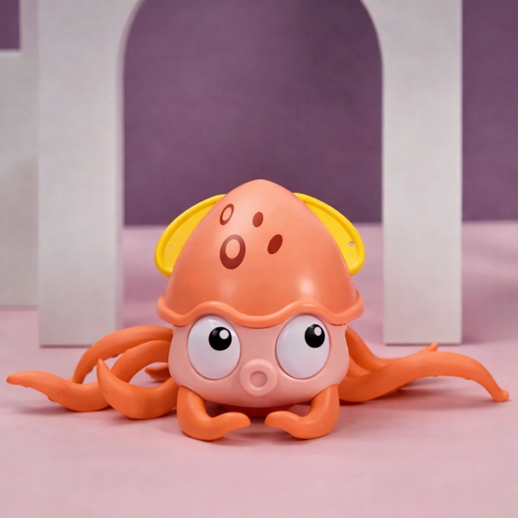 Pulpo caminador con luces y música para bebé