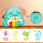 Piano musical elefante infantil