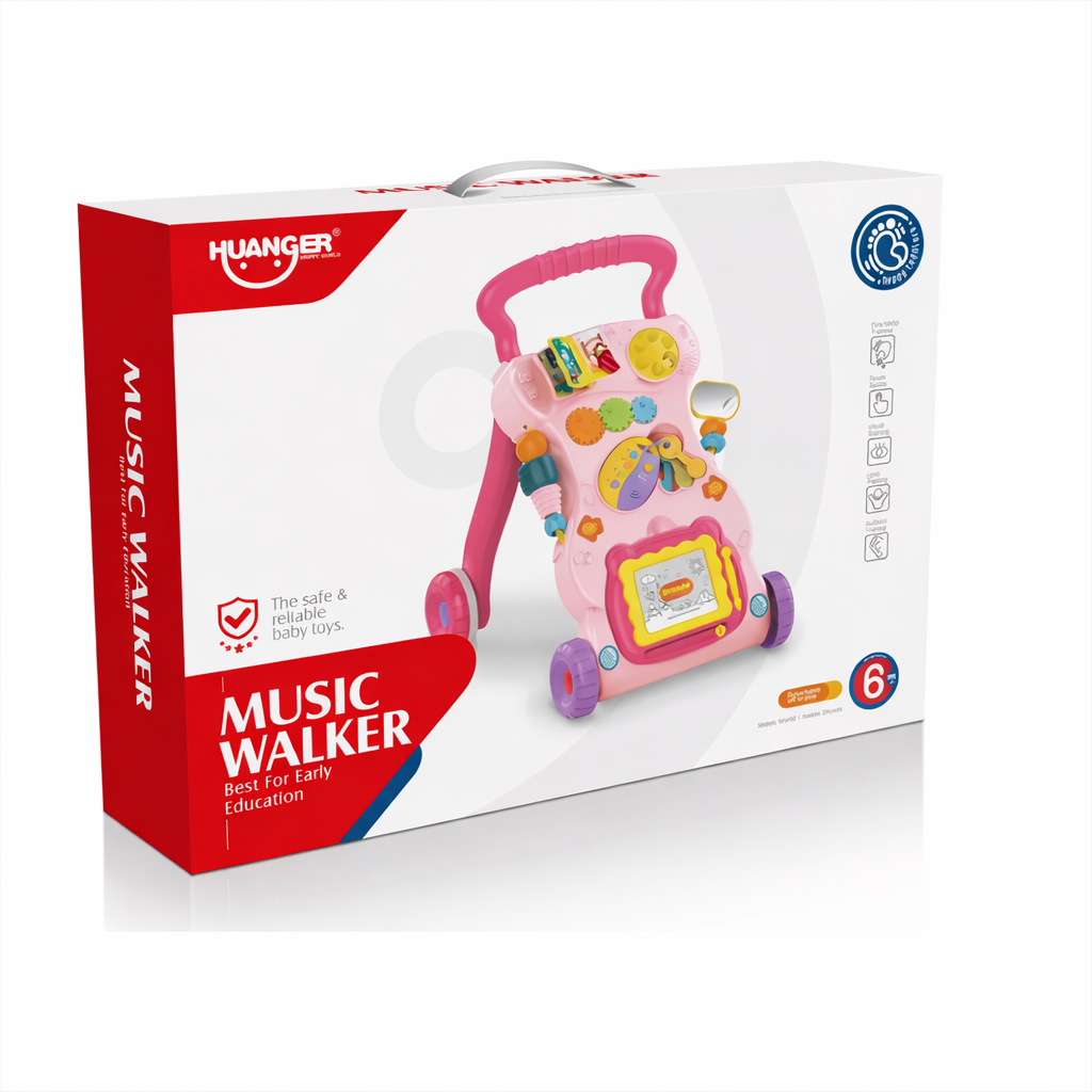 Caminador musical infantil para primeros pasos