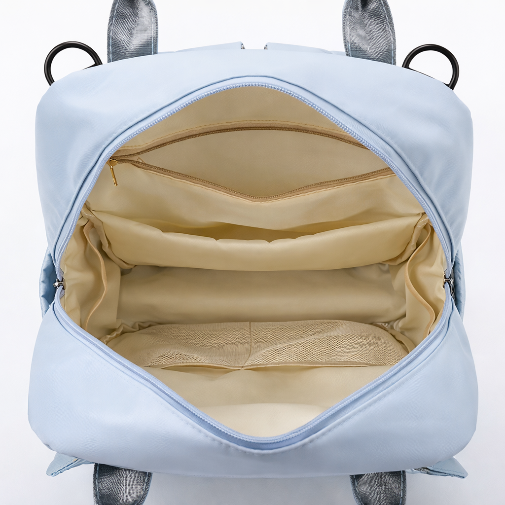 Morral pañalera con cambiador incluido