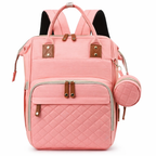 Morral pañalera multifuncional con cuna ,cambiador  y USB