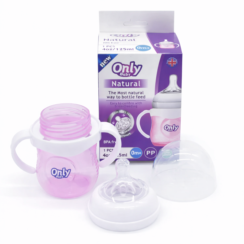 Tetero Only Baby 4 oz con Asas