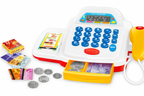 Caja registradora de juguete con sonido para niños