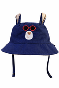 Gorro tipo pava doble faz para bebé