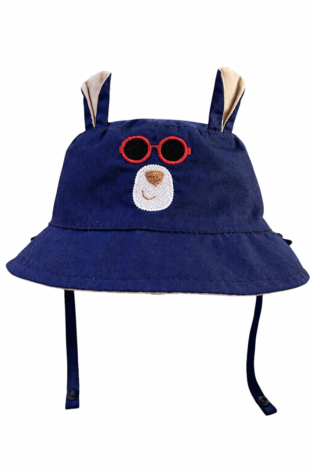 Gorro tipo pava doble faz para bebé