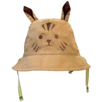 Gorro tipo pava doble faz para bebé