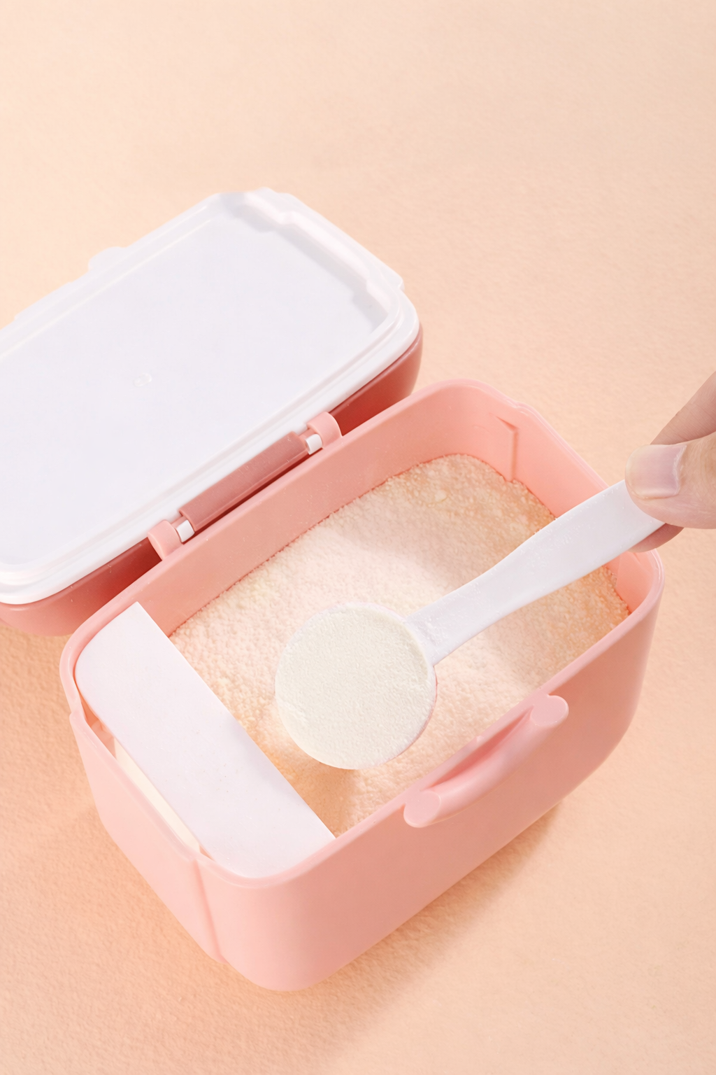 Dispensador de leche en polvo para bebé