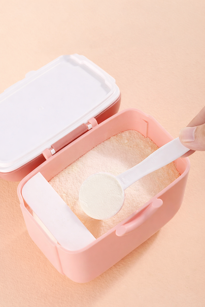 Dispensador de leche en polvo para bebé