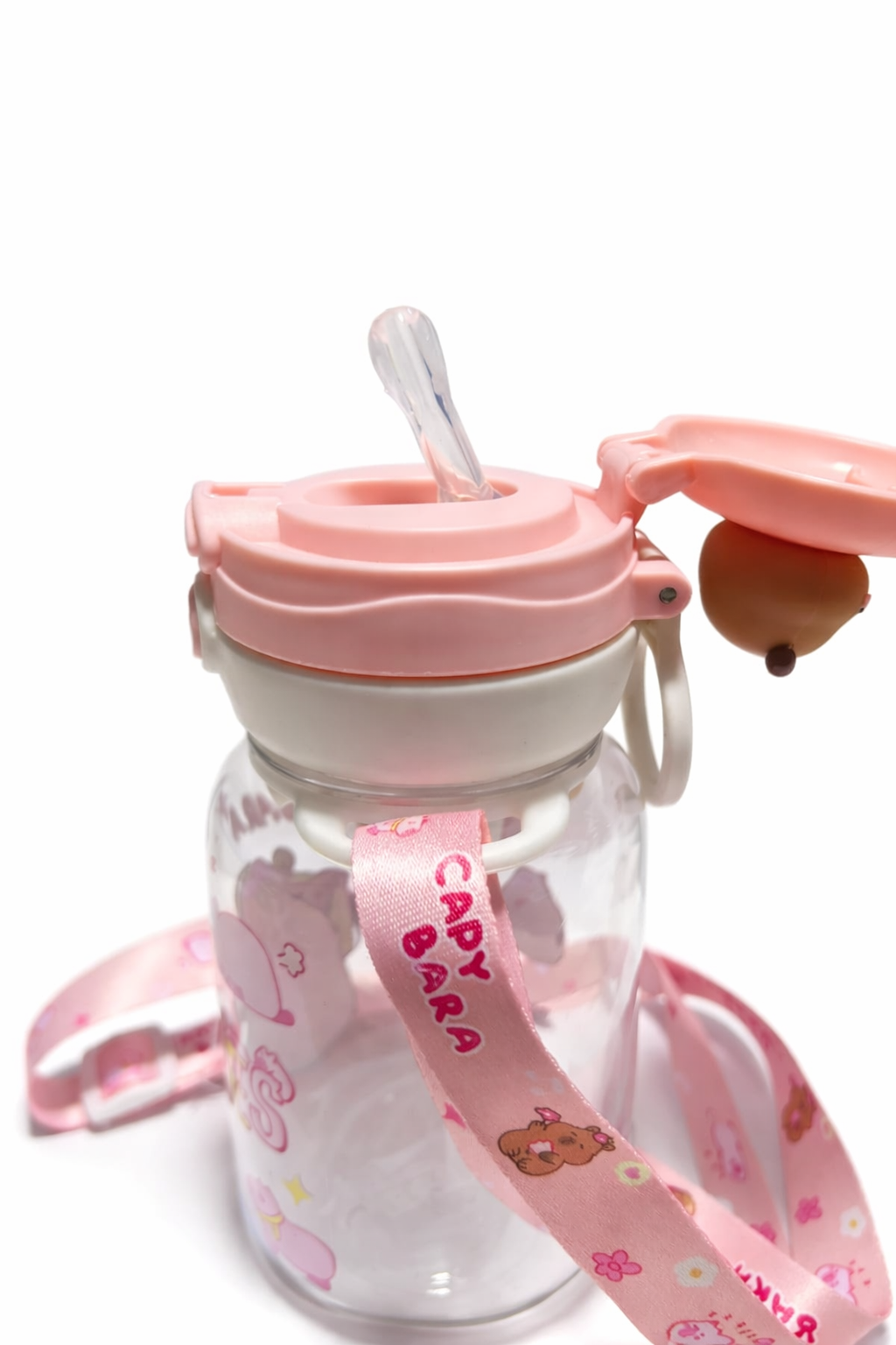 Botella infantil Capybara con correa