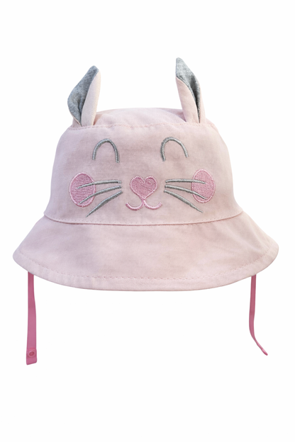 Gorro tipo pava doble faz para bebé