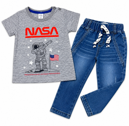 Conjunto Camiseta y Jean para Bebé