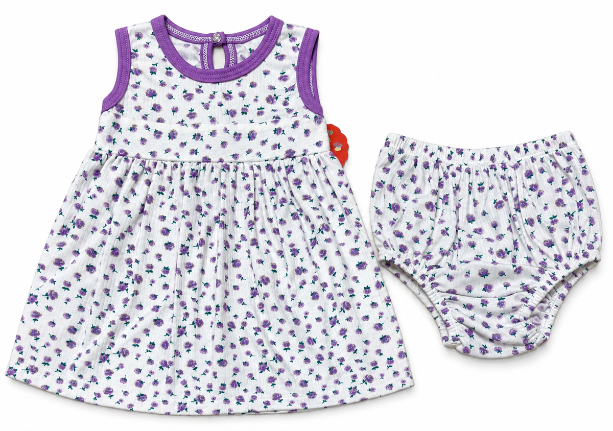 Vestido con cubre pañal