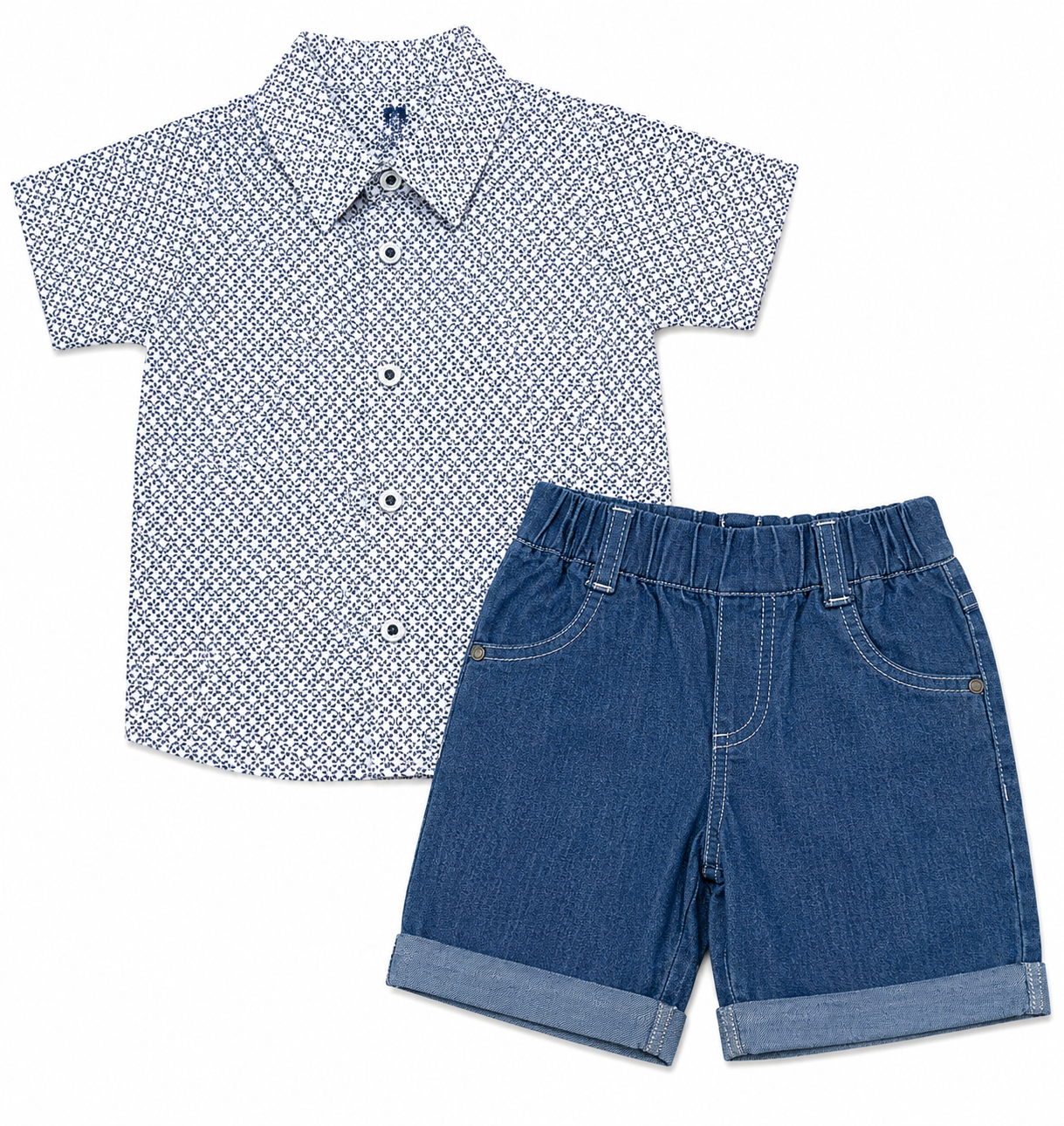 Conjunto con Camisa y Bermuda