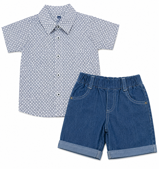 Conjunto con Camisa y Bermuda