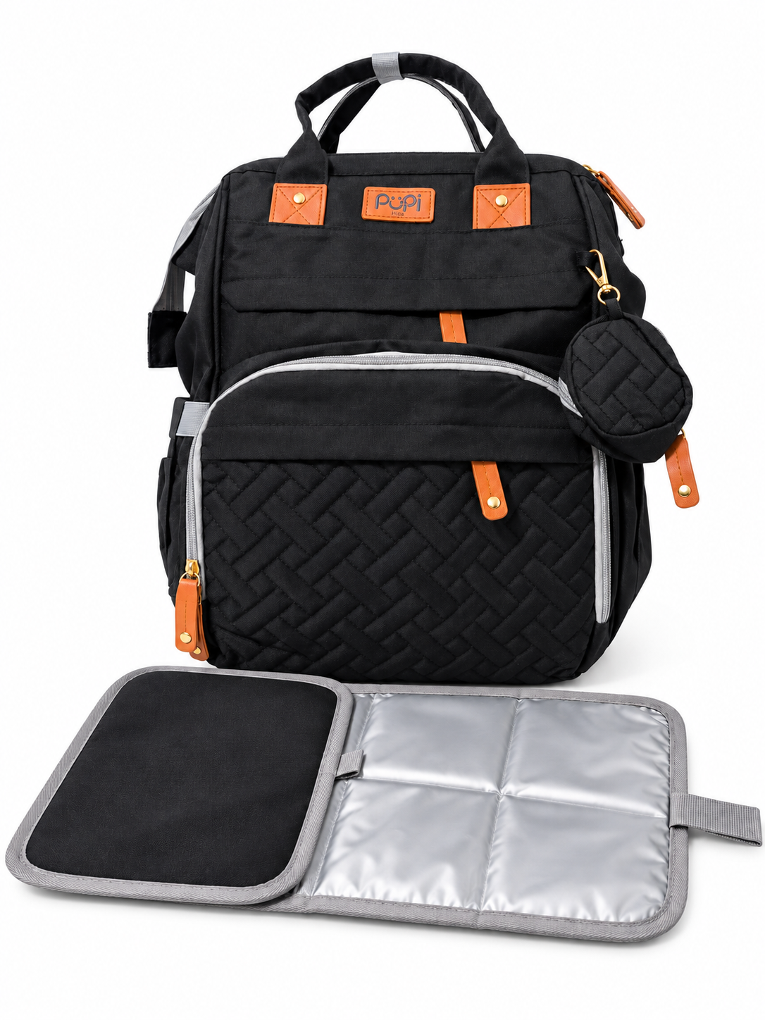Pañalera Tipo Morral con Cambiador portatil