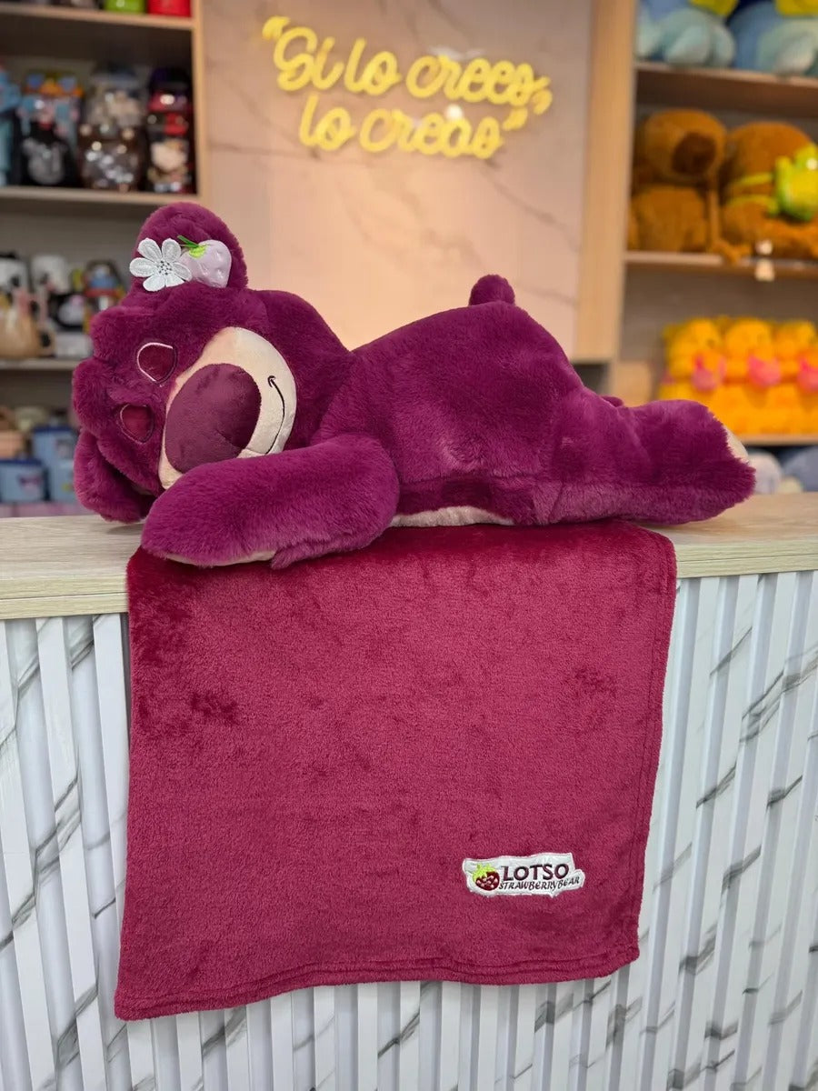 Peluche Lotso con Cobija