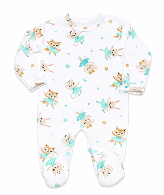 Pijama Enteriza Animalitos Bailarinas