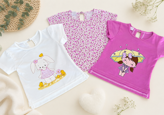 Set de 3 Camisetas para Bebé