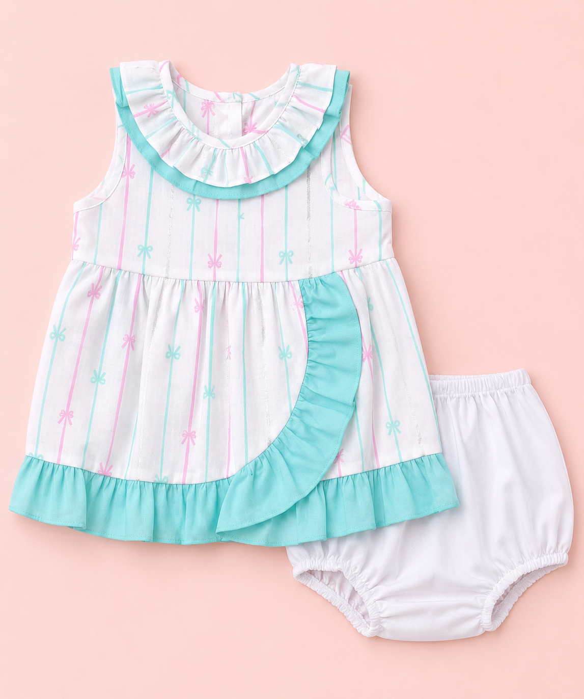 Vestido con cubre pañal