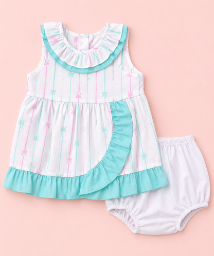 Vestido con cubre pañal