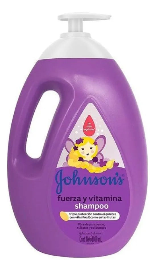 Shampoo  Johnson’s Fuerza y Vitamina 1 litro