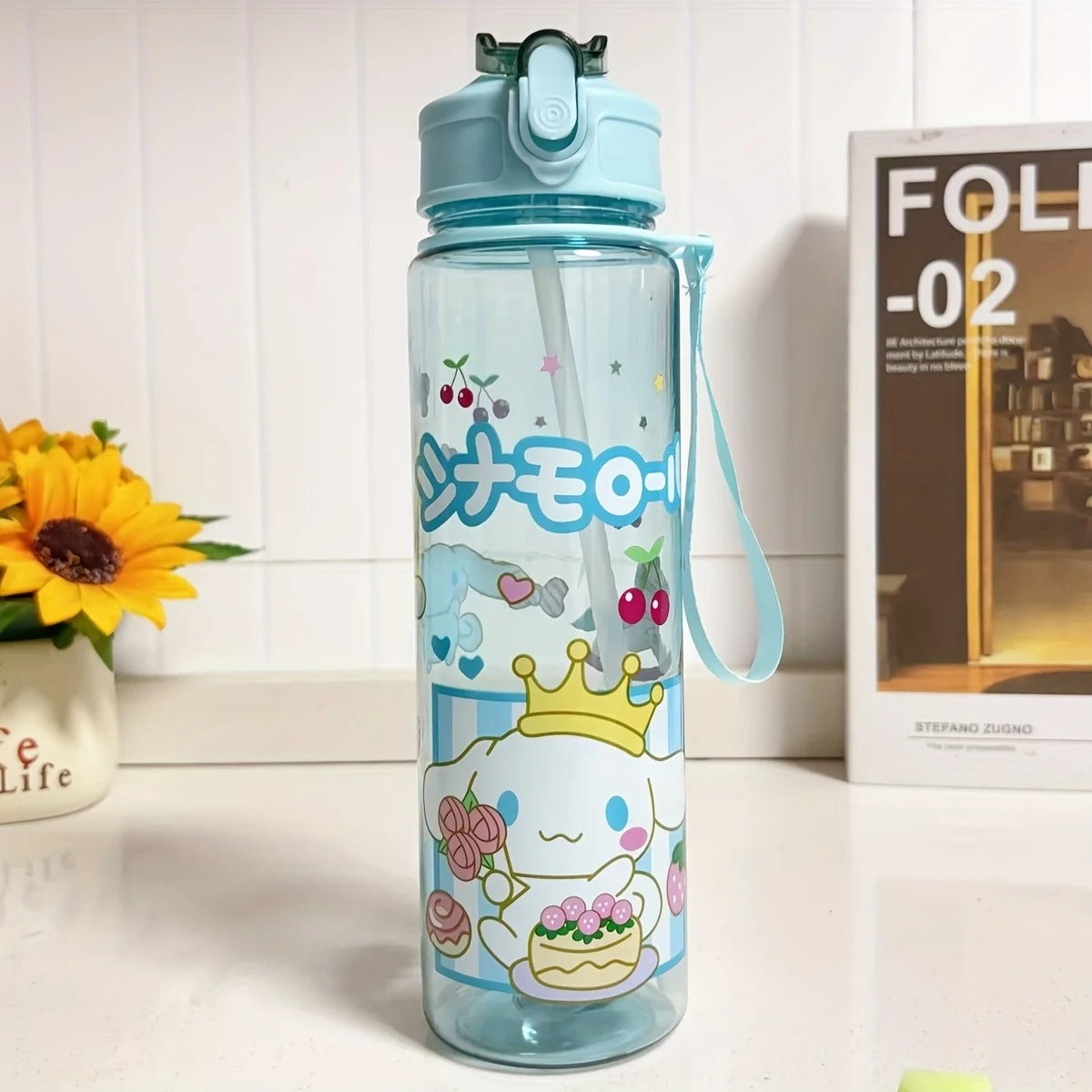 Botella Infantil 700 ml con Pitillo