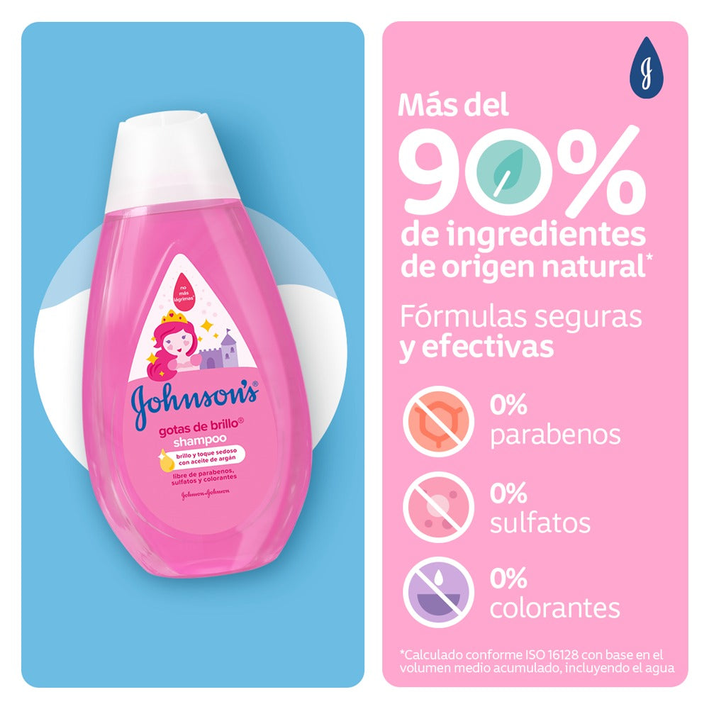 Shampoo Johnson’s Gotas de Brillo 1 L
