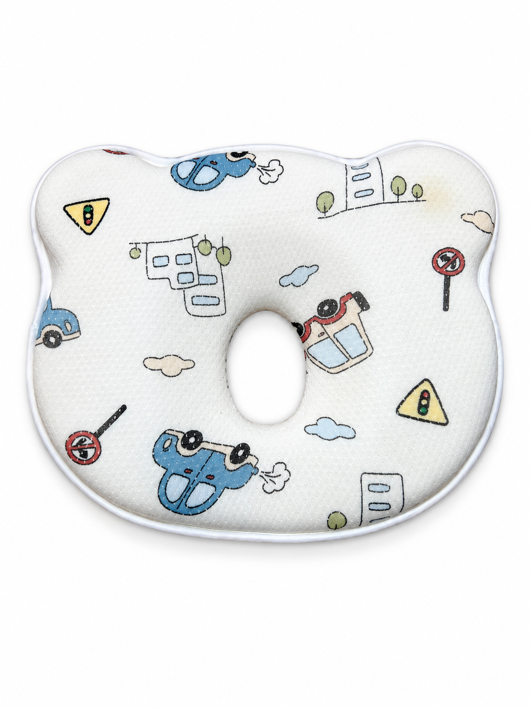Almohada moldeadora ortopédica para bebé estampada