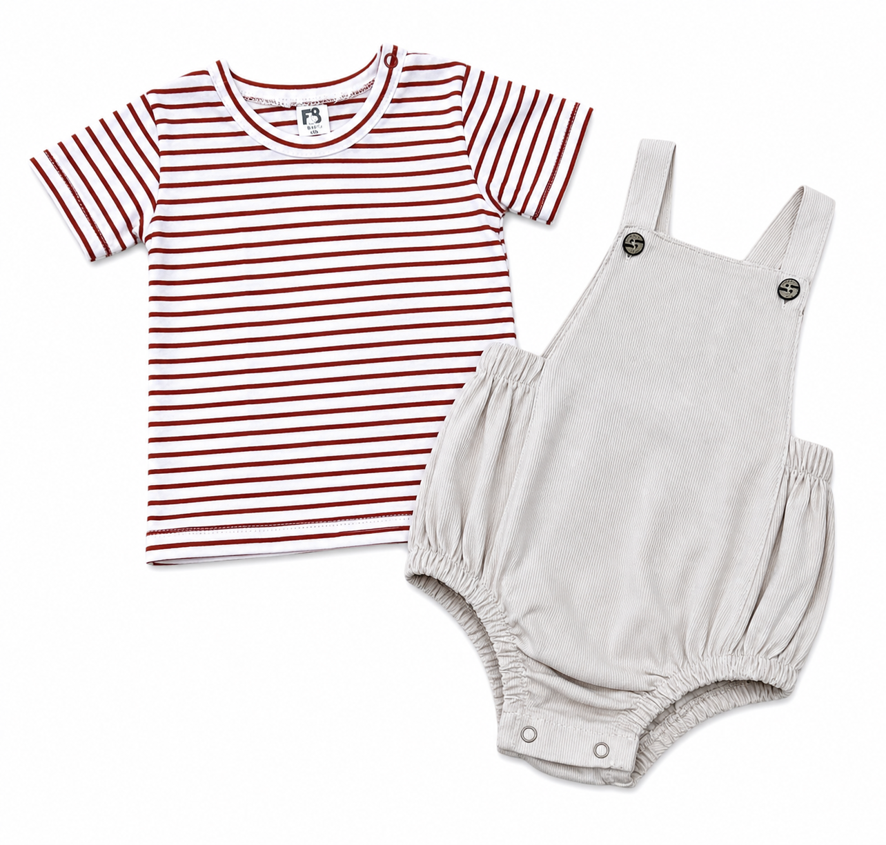 Conjunto 2 Piezas con Braga y Camiseta