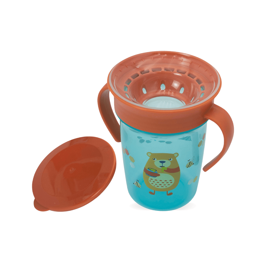 Vaso entrenador 360° antiderrames