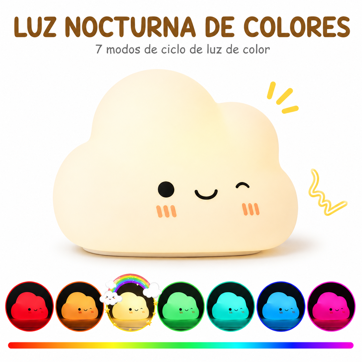 Lámpara Nocturna Nube ☁️